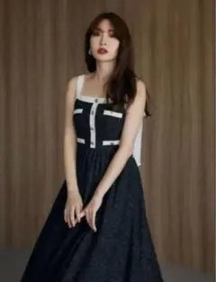 Herlipto Verona Tweed Long Dress 新品未使用 - メルカリ