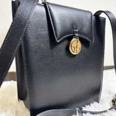 極美品✨ ギ・ラロッシュ ショルダーバッグ レザー ゴールドロゴ ヴィンテージ