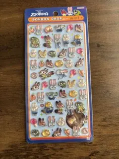 ズートピア　ボンボンドロップシールミニ
