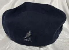 ハンチング帽子 kANGOL WOOL FLEX 504 L/XL 紺色