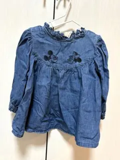 プティマイン　ミッキーミニーチュニック　80