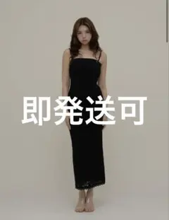 andmary Ameria lace mini dress black - メルカリ