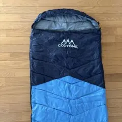 COZYONE 寝袋 シュラフ ネイビー×ライトブルーのサムネイル