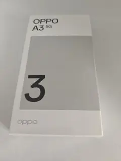 【新品未使用】OPPO A3 5G 4GB 128GB　ブラック