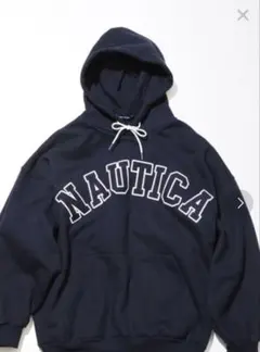 NAUTICA ノーティカネイビー フード付きパーカー