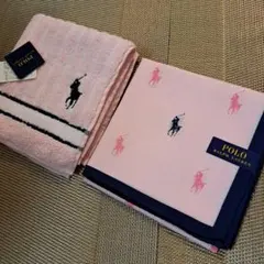 POLO RALPH LAUREN ハンカチ ピンク系 2枚