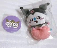 ちいかわ×サンリオ デスクトップから見守るひっかけぬいぐるみ モモンガ クロミのサムネイル