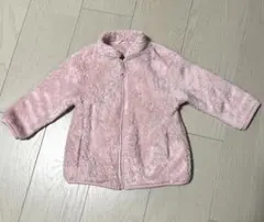ユニクロ フリース ピンク 80cm