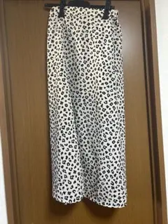 GLOBAL WORK ヒョウ柄　ロングスカート