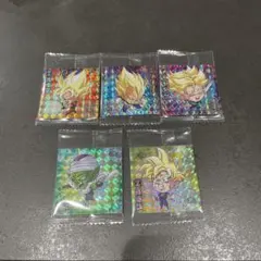 ドラゴンボール 超戦士シールウエハース超　 超絶感謝の十周年 GR5枚セット