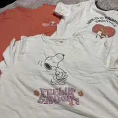 UNIQLO スヌーピー Tシャツ 3枚セット