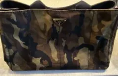 PRADA カナパ 迷彩柄 トートバッグのサムネイル