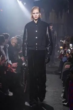 masu VELVET WIDE TROUSERS 24aw GRAY