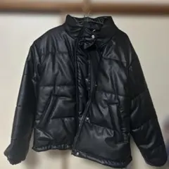 coca フェイクレザー中綿ジャケット