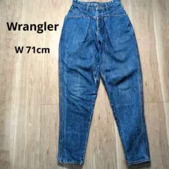 Wrangler デニム テーパード パンツ ハイウエスト 実寸w28-29