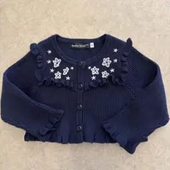 BeBe カーディガン 80cm ネイビー