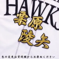 広島カープ 刺繍ワッペン 名原典彦 サイン 黒 - メルカリ