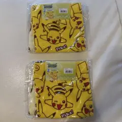 ピカチュウ ウォッシュタオル 2枚セット✖️2セット