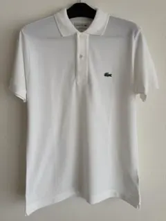 新品】LACOSTE ラコステ ハーフジップ ポロシャツ 白 サイズ5 日本製