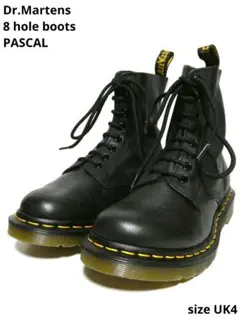 外出未使用＆極上美品！ドクターマーチンPASCALパスカルUK4ブラック8ホール