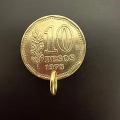 本物 1ペソ 五月の太陽 アルゼンチン コイン ペンダント - メルカリ
