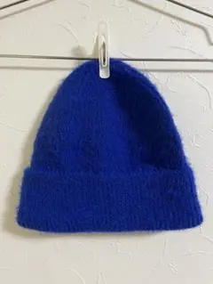 【SHEIN】アクリルニット帽 青色