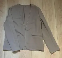 s**様 UNITED ARROWS ベージュ ノーカラージャケット　36