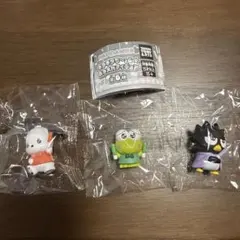 ポチャッコ　けろっぴ　ばつ丸　サンリオ　キラキラも〜っとおうえんフィギュア