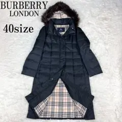超美品◆バーバリーロンドン 大きいサイズ XL-3L相当 撥水超軽量♪美シルエットノバチェックコンビモッズコート BURBERRY アウトドアにも♪
