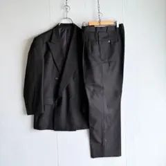 美品　FARAGO メンズダブルスーツ　ウール100% ストライプ　アオキのサムネイル