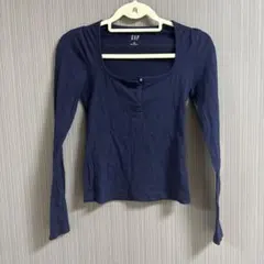 GAP ネイビー 長袖 Tシャツ