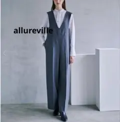 allureville アルアバイル /Vネックオールインワン