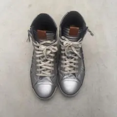 ？*？様 DIESEL silver high cut sneaker arch
