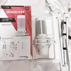 配信機器・PA機器・レコーディング機器 HYPERX QUADCAST S White QuadCast S – USB Condenser Gaming Microphone | HyperX – HyperX ROW