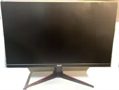 AOC 24インチ モニター 赤いアクセント付き - メルカリ