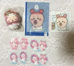 ちいかわ　サンリオ　シークレットフロッキーマスコット　カニちゃん　マイメロ