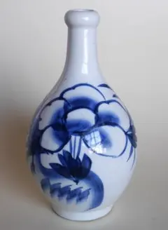 明治時代 染付 鶴首徳利 / 骨董品 古道具 花器 一輪挿し - メルカリ