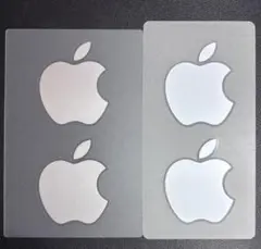 Apple 純正 りんご ステッカー 銀シール 白シール Macintosh