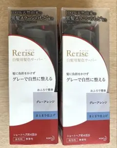 リライズ 白髪用髪色サーバー（リ・ブラック）＋髪色シャンプーの