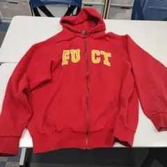 【90年代USA製】FUCT ファクト BIGサイズ ジップパーカー ビンテージ