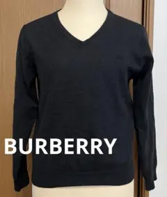 【美品】 Burberry London England ロゴ セーター 黒 2025年最新】BURBERRY LONDON レディース ニット・セーターの
