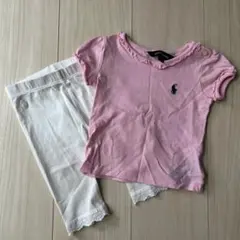 Ralph Lauren ピンク Tシャツ ホワイト パンツ セット まとめ売り