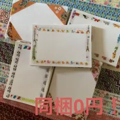 動物キャラクターetc．ハンドメイド品　メッセージカード