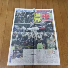 2006年 WBC 初代世界一 スポニチ号外のサムネイル