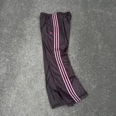 00s old adidas 極太 wide track pants テック系 - メルカリ
