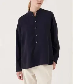 【トゥモローランド ギャルリーヴィ】ダブルクロスプルオーバーシャツ❗️