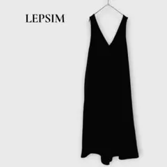 レプシィム サロペット オールインワン ワイドパンツ F ブラック ゆったり