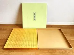 卓上 碁盤 囲碁盤 天地柾目 碁笥 ハギ 高級天然木 4枚継 - メルカリ