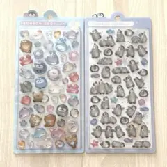 水族館限定 ボンボンドロップシール アクアキューティーズ ペンギン ボンドロ