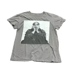 2PAC グラフィックTシャツ 半袖　インポート　グレー　M 8gのサムネイル